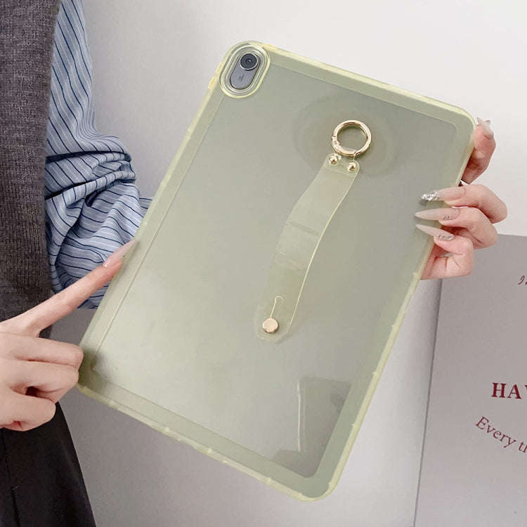 For Huawei MatePad SE 10.4 2022 Wristband Holder PC Hybrid TPU Soft Tablet Case(Transparent)