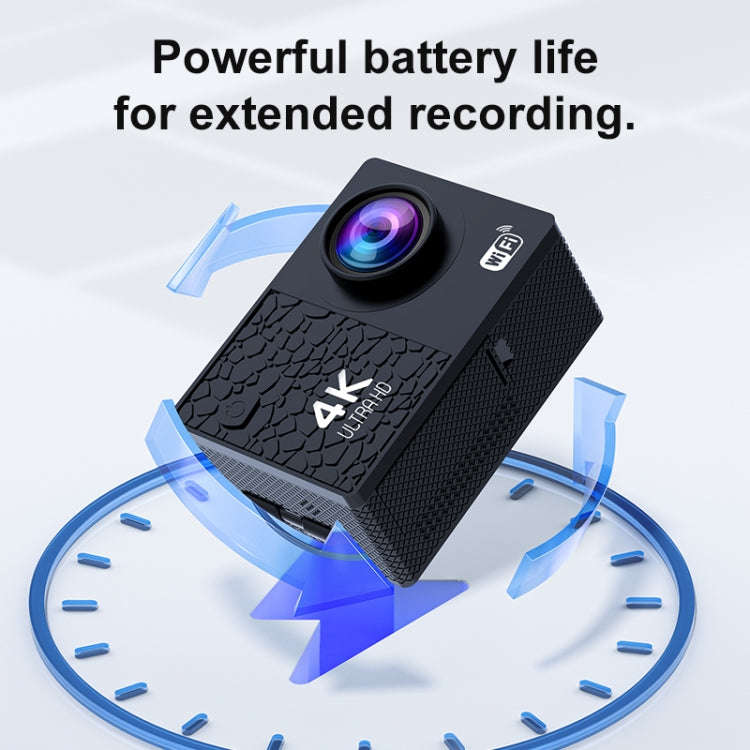 I5-360 2.0 inch IPS HD Screen Wide Angle 4K Action Camera, Specification:with Remote Control