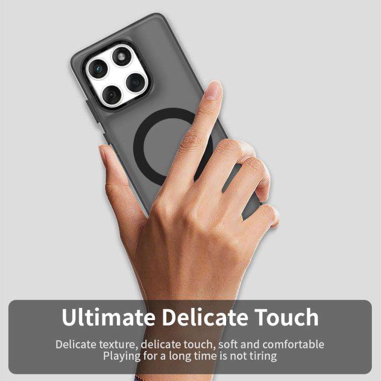 For Motorola Edge 60 Fusion Candy Magsafe PC Hybrid TPU Phone Case(Black)