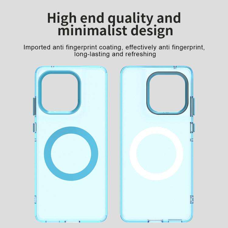 For Motorola Edge 60 Fusion Candy Magsafe PC Hybrid TPU Phone Case(Blue)