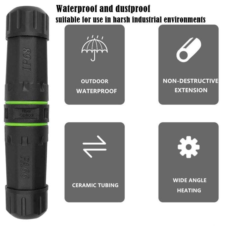 IP68 Waterproof SC Single Core Fiber Optical Coupler/Adaptor