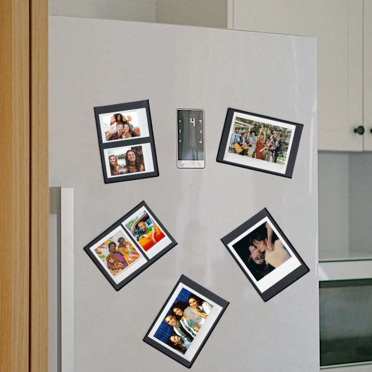 5pcs Magnetic Picture Photo Bag  Album Frame, Size:5 inch(Black)
