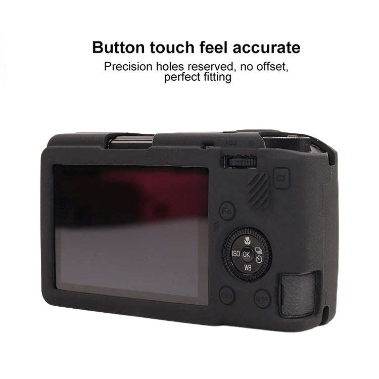 For Ricoh GR III Soft Silicone Protective Case(Black)