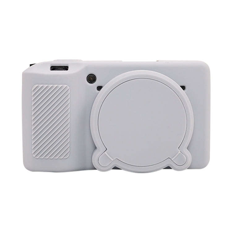 For Ricoh GR III Soft Silicone Protective Case(Grey)