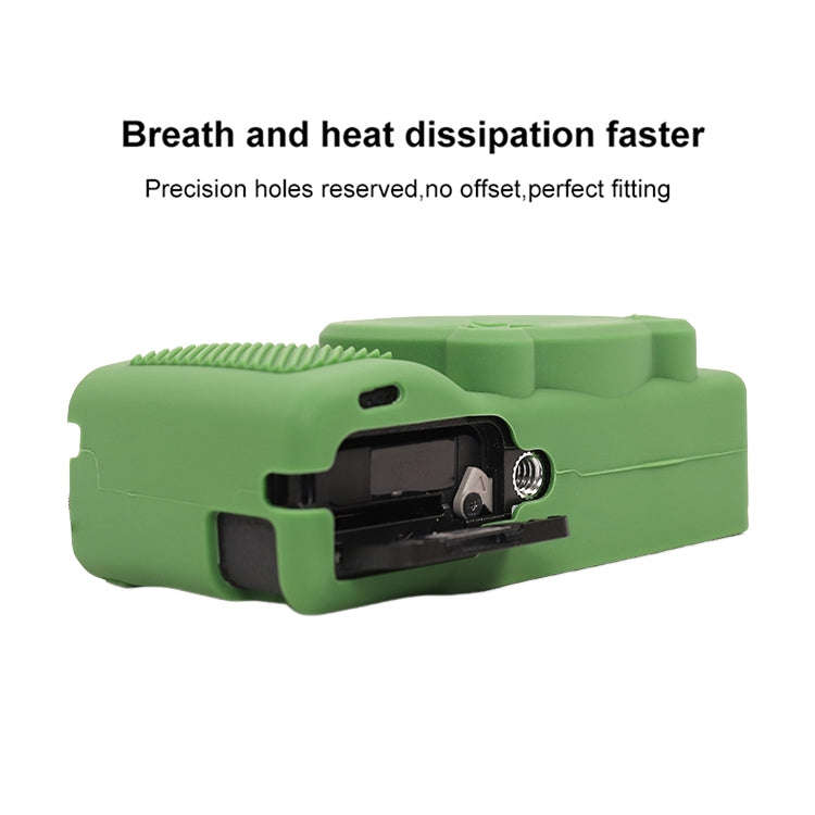 For Ricoh GR III Soft Silicone Protective Case(Green)
