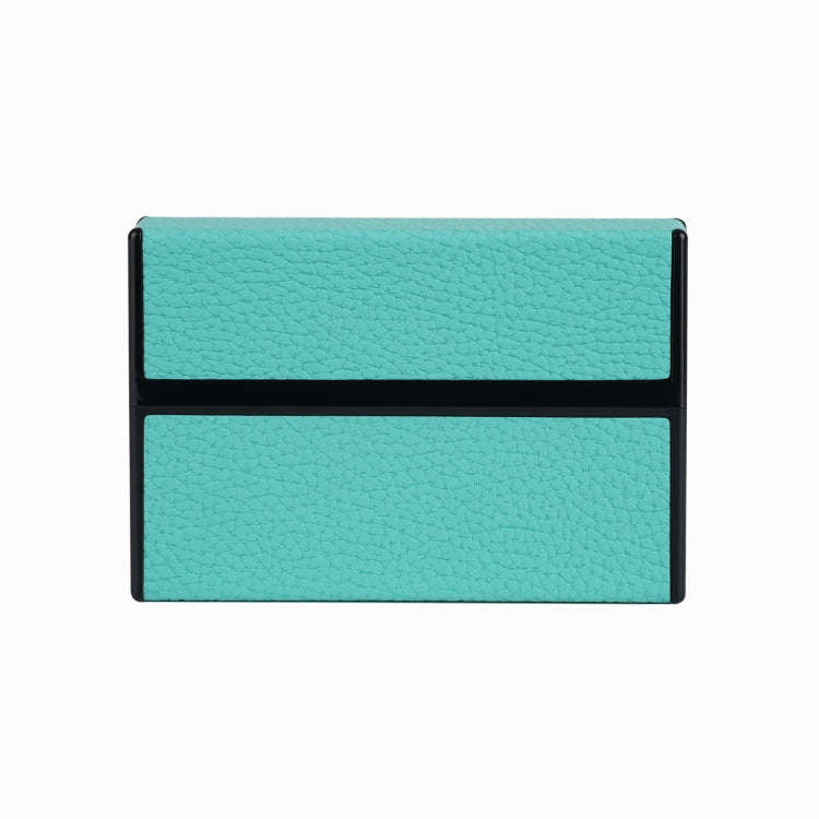 For IQOS Series Electronic Cigarette Grooved Leather PC Storage Box(Mint Green)