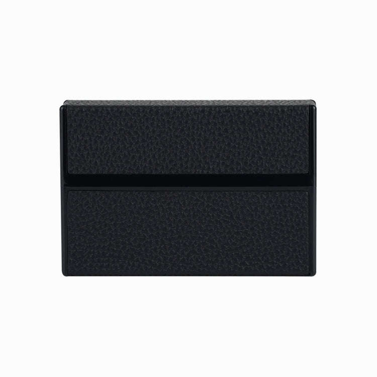 For IQOS Series Electronic Cigarette Grooved Leather PC Storage Box(Black)