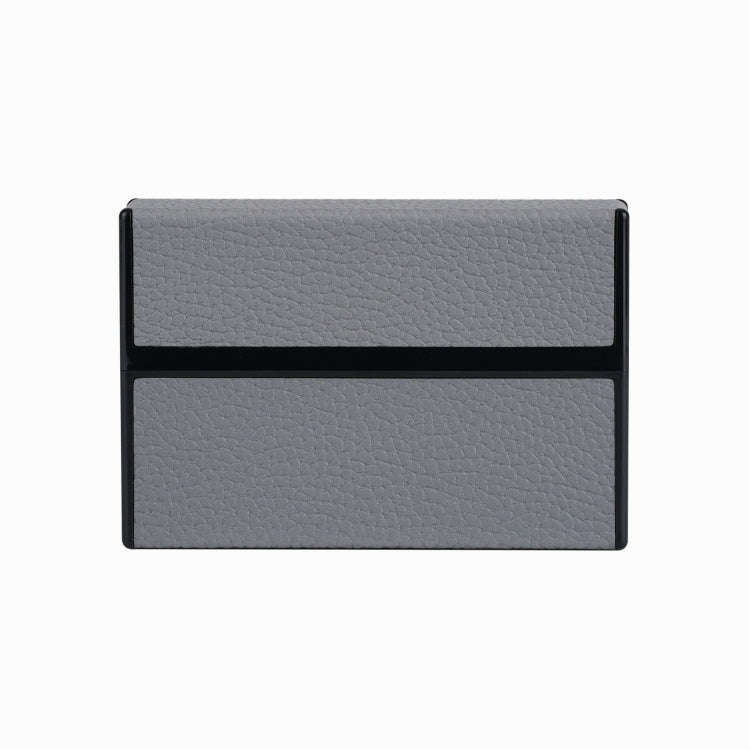 For IQOS Series Electronic Cigarette Grooved Leather PC Storage Box(Grey)
