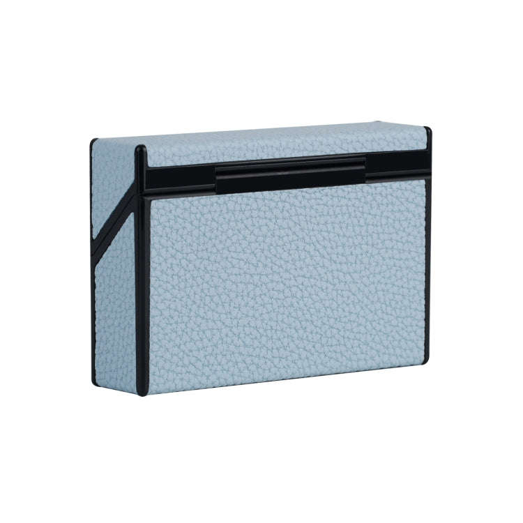 For IQOS Series Electronic Cigarette Grooved Leather PC Storage Box(Far Peak Blue)
