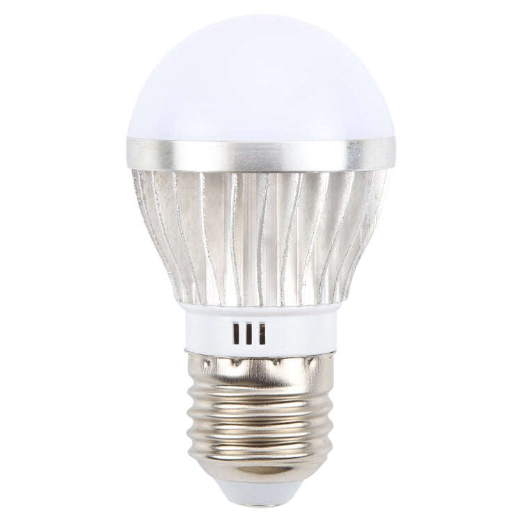 E27 3W 300 Lumens LED Ball Steep Light Bulb, Voltage:AC85-265V(Cold White Light)
