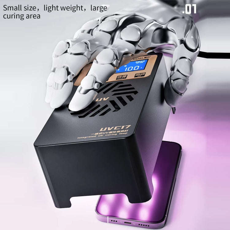 Qianli UVC17 7 inch Integrated UV Curing Lamp with Timing Function, Plug:US Plug