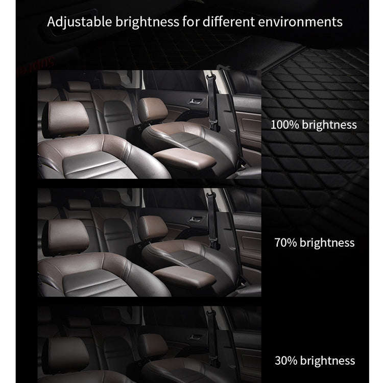 DC5V 1W USB Charging Car LED Reading Light(Black)