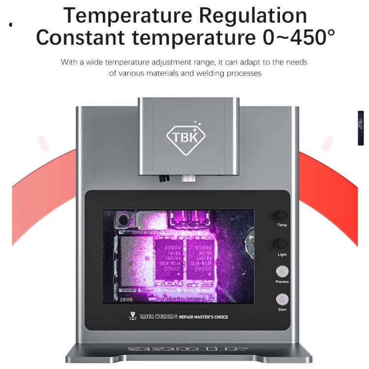 TBK 2203 Smart Infrared Laser Thermostatic Welding Machine with HD Camera, Plug:US Plug(Built-in ...