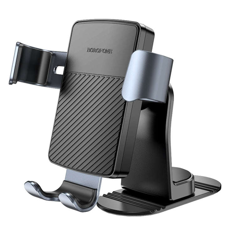 Borofone BH119 Refined Center Console Gravity Linkage Car Holder(Black Tarnish)