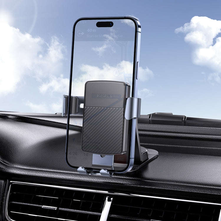 Borofone BH119 Refined Center Console Gravity Linkage Car Holder(Black Tarnish)