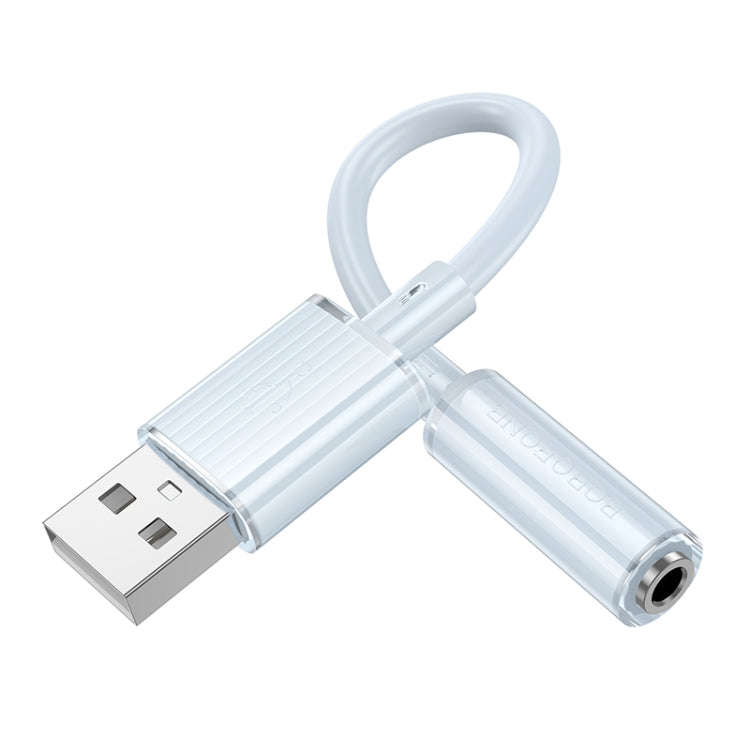 Borofone BV22 USB to 3.5mm External Sound Card(Blue)