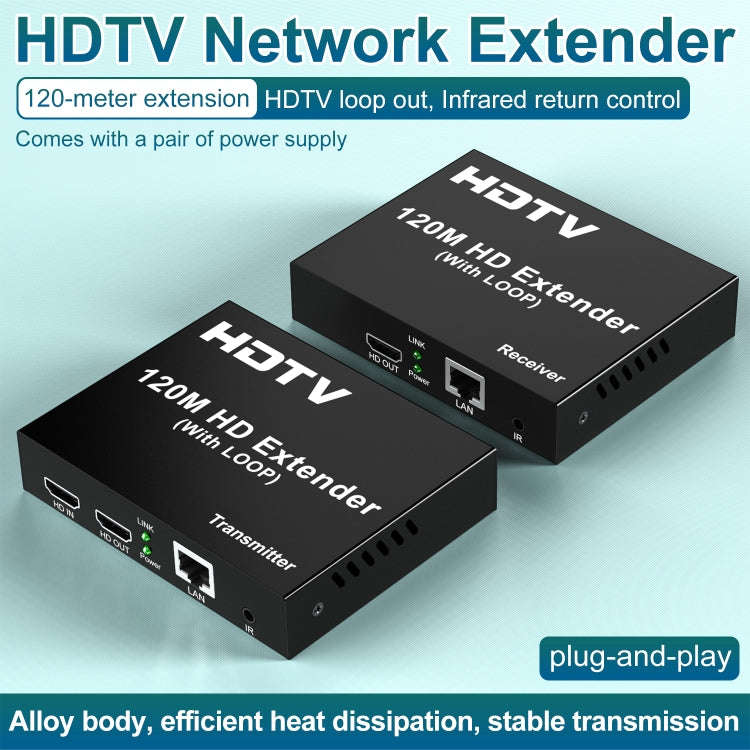 120m HDTV Network Extender(EU Plug)