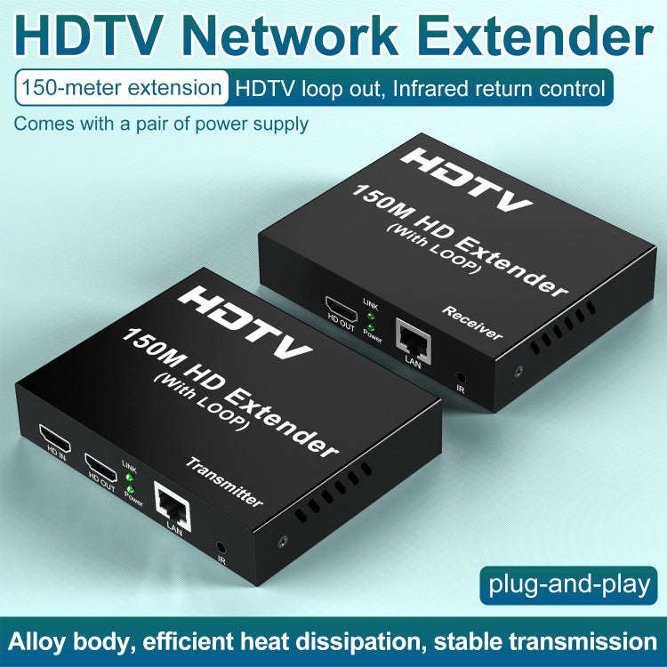150m HDTV Network Extender(UK Plug)