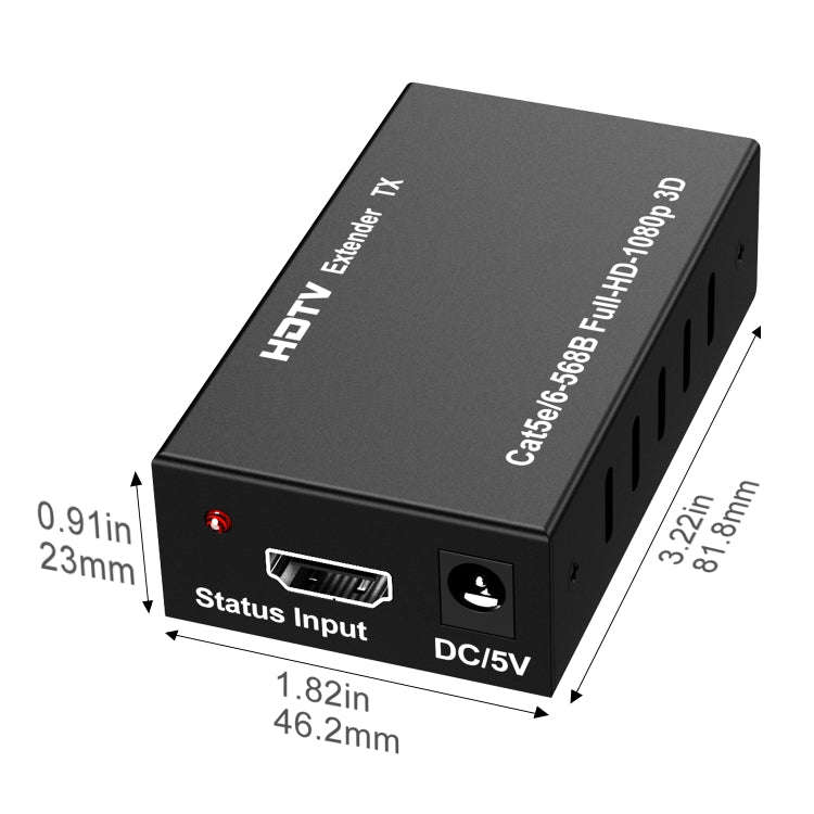 60m HDTV RJ45 Network Cable Extender, Plug:UK Plug