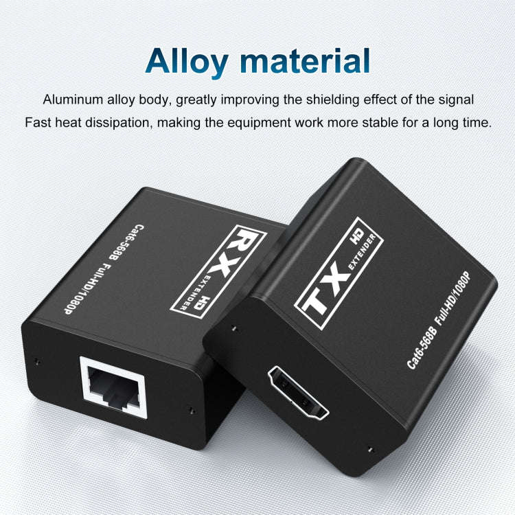 30m HDTV to RJ45 Network Cable Extender