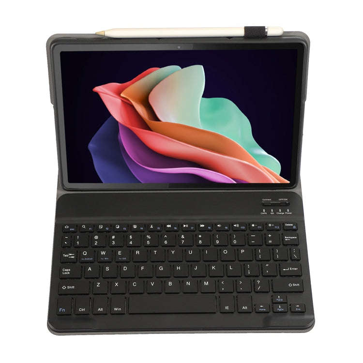 For Huawei MatePad SE 10.4 AH13 Ultra-thin Detachable Bluetooth Keyboard Leather Tablet Case(Black)