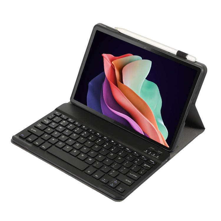For Huawei MatePad SE 10.4 AH13 Ultra-thin Detachable Bluetooth Keyboard Leather Tablet Case(Black)