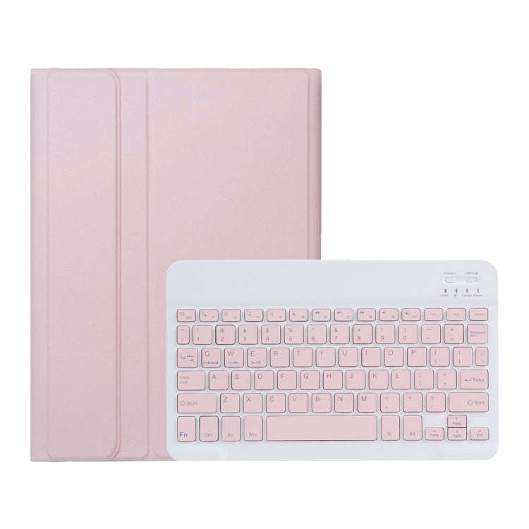 For Huawei MatePad SE 10.4 AH13 Ultra-thin Detachable Bluetooth Keyboard Leather Tablet Case(Pink...