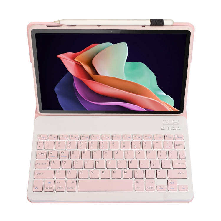 For Huawei MatePad SE 10.4 AH13 Ultra-thin Detachable Bluetooth Keyboard Leather Tablet Case(Pink...