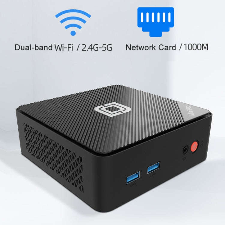 Jumper N100 II Mini PC, Intel 12th Generation Alder Lake-N N100 Quad-core 3.4GHz, RAM: 8GB, ROM: ...
