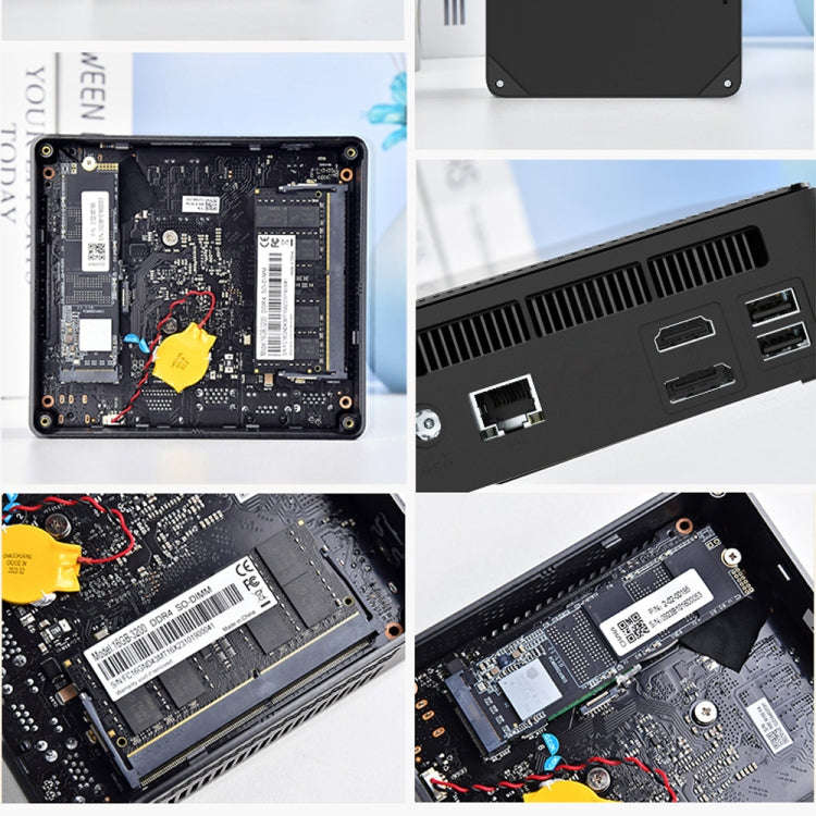 Jumper N100 II Mini PC, Intel 12th Generation Alder Lake-N N100 Quad-core 3.4GHz, RAM: 8GB, ROM: ...