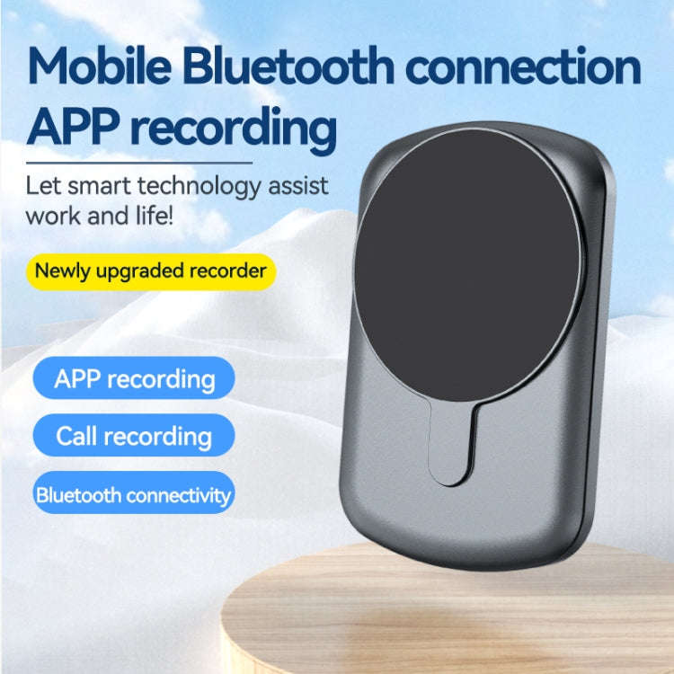 A1A Strong Magnetic Mobile Call Voice Recorder APP Recording Version, Memory:16GB(Black)