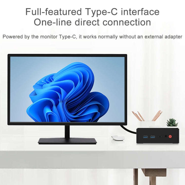 Jumper N100 Pro II Mini PC, Intel 12th Generation Alder Lake-N N100 Quad-core Dual RJ45, RAM: 8GB...
