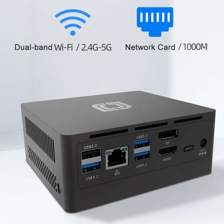 Jumper N305Hi Mini PC, Intel Alder Lake-N i3-N305 Octa-core 3.8GHz, RAM: 16GB, ROM: 512GB(US Plug)