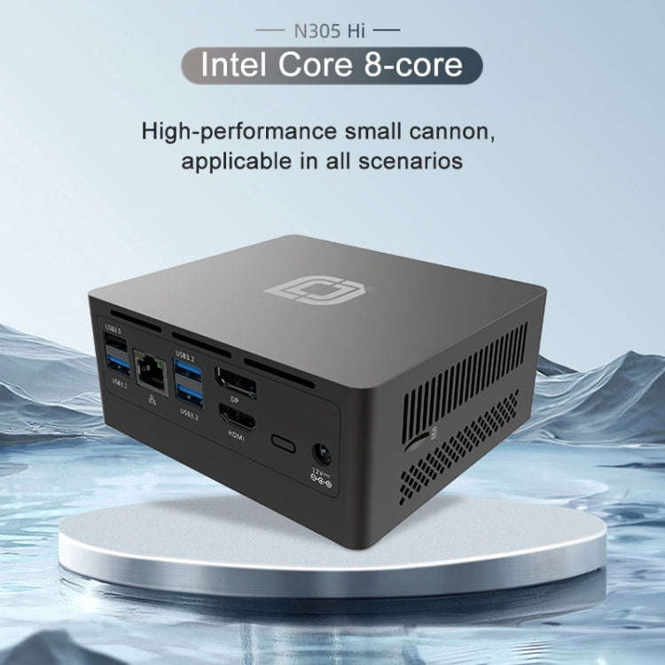 Jumper N305Hi Mini PC, Intel Alder Lake-N i3-N305 Octa-core 3.8GHz, RAM: 16GB, ROM: 512GB(US Plug)