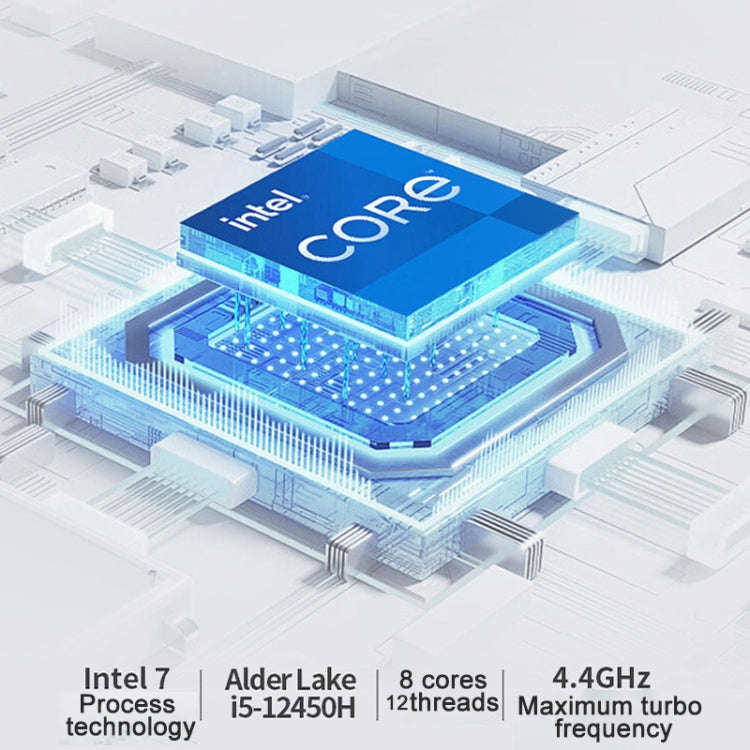 Jumper i5H Mini PC, Intel Alder Lake-N i5-12450H Octa-core 4.4GHz, RAM: 16GB, ROM: 512GB(US Plug)