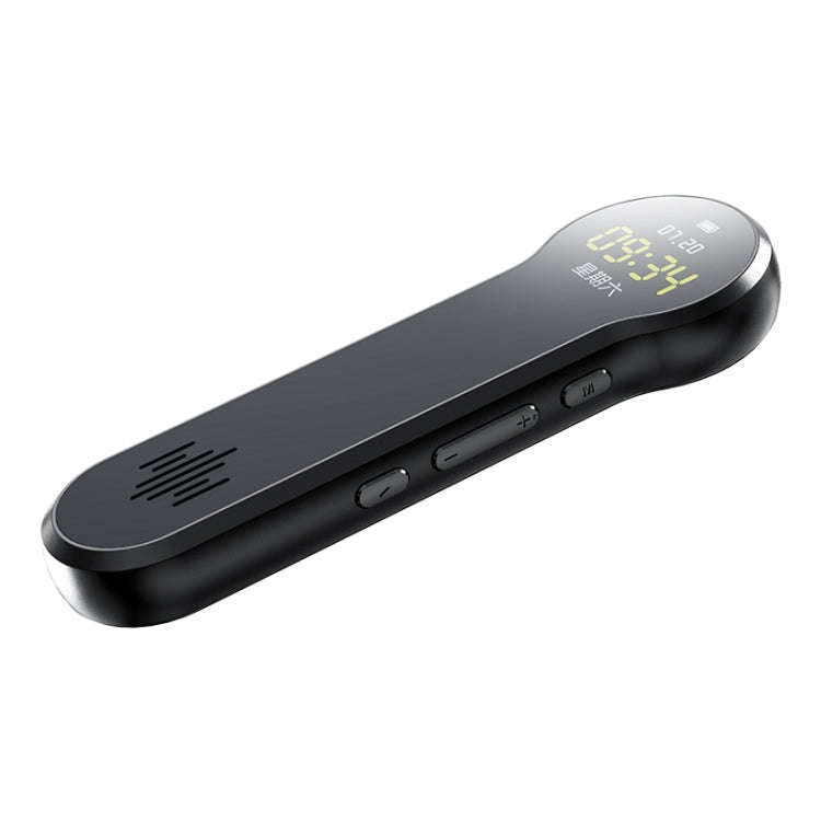 Q98 1 inch Color Screen HD Noise Reduction Voice Recording Pen, Memory:8GB(Black)