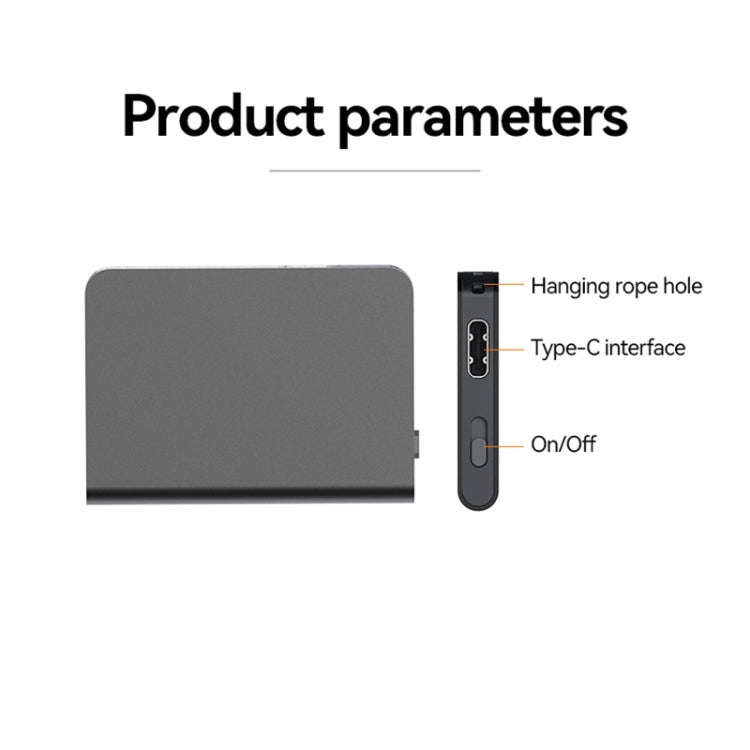 Q61A Ultra-thin HD Noise Reduction Voice Recording Pen Support APP Control, Memory:32GB(Black)