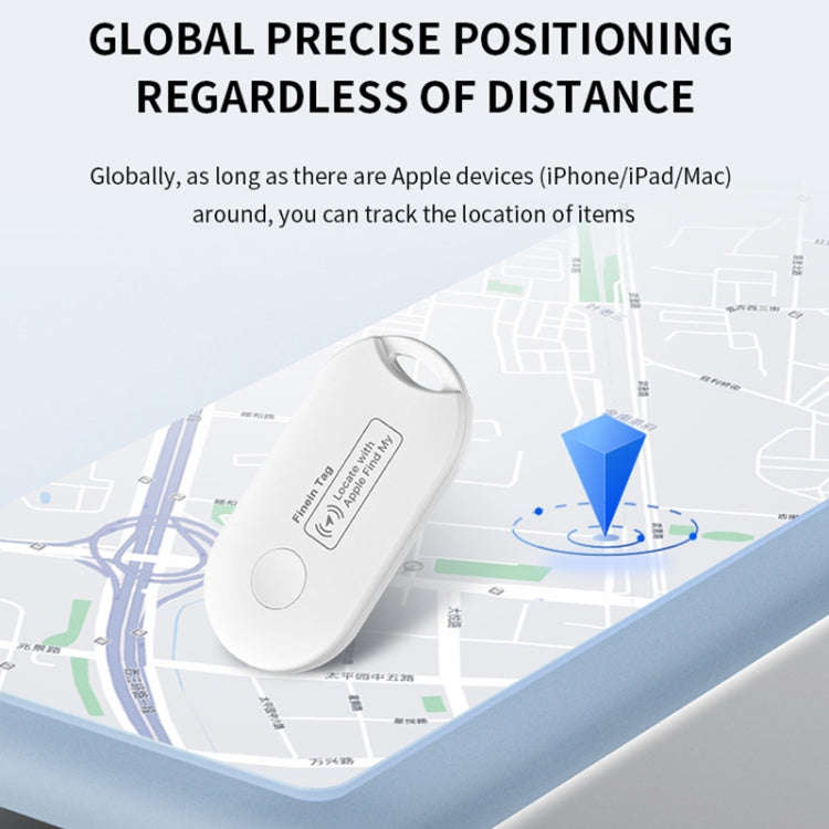 F1 Global Location Tracker Anti-lost Device(White)