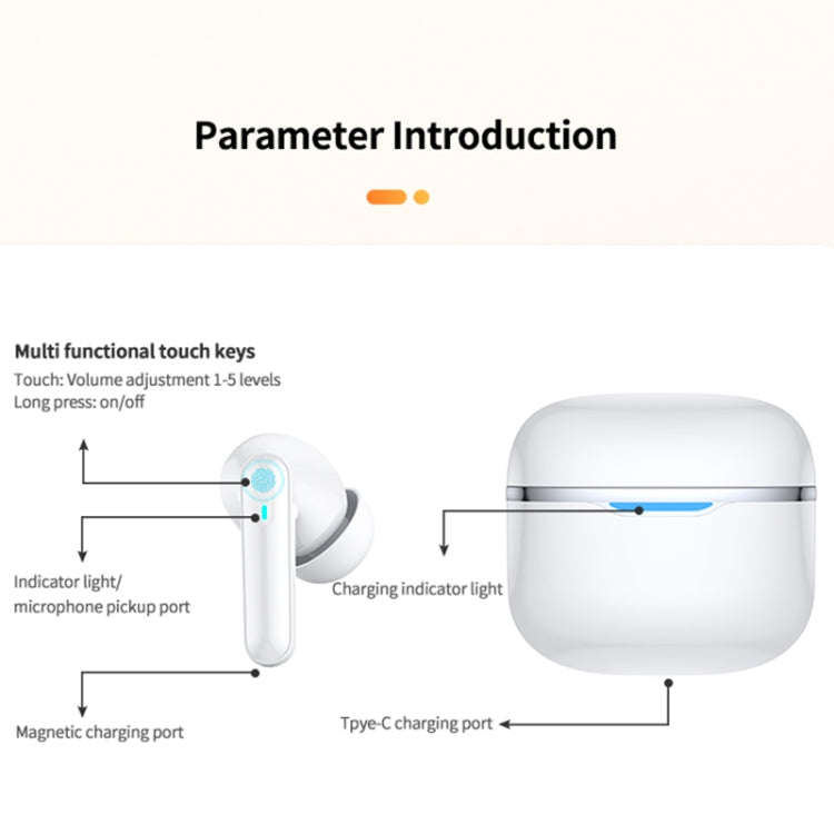 Bluetooth 5.3 In-ear AI Smart Recognition Hearing Aid(Black)