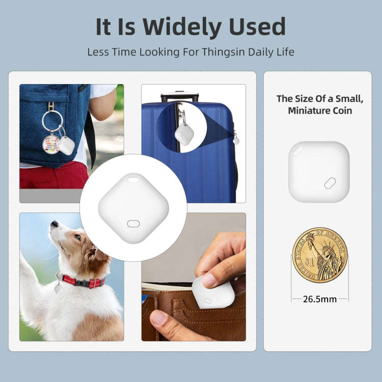 F2 Global Location Tracker Anti-lost Device(White)