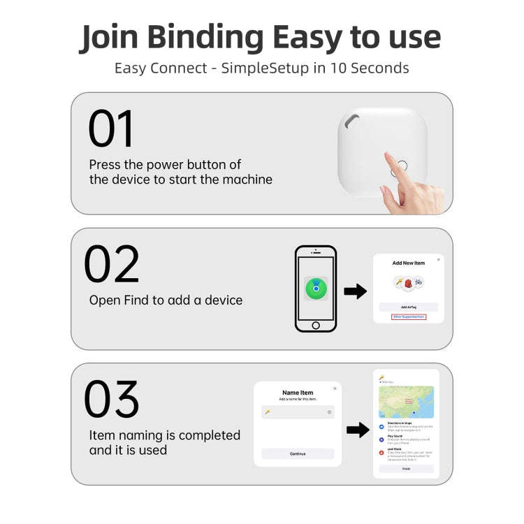 F2 Global Location Tracker Anti-lost Device(White)