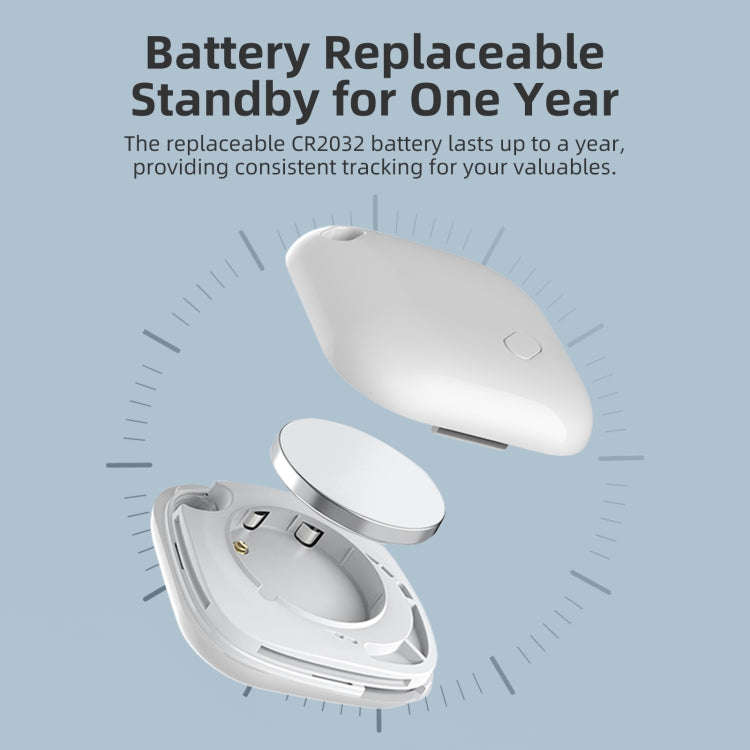 F2 Global Location Tracker Anti-lost Device(White)