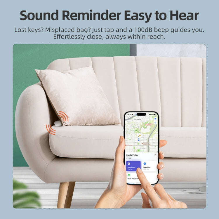 F2 Global Location Tracker Anti-lost Device(White)