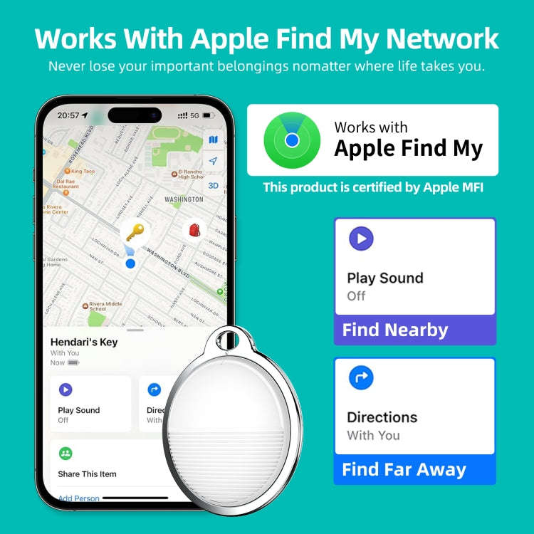 F3 Removable Global Location Tracker Anti-lost Device(Black)