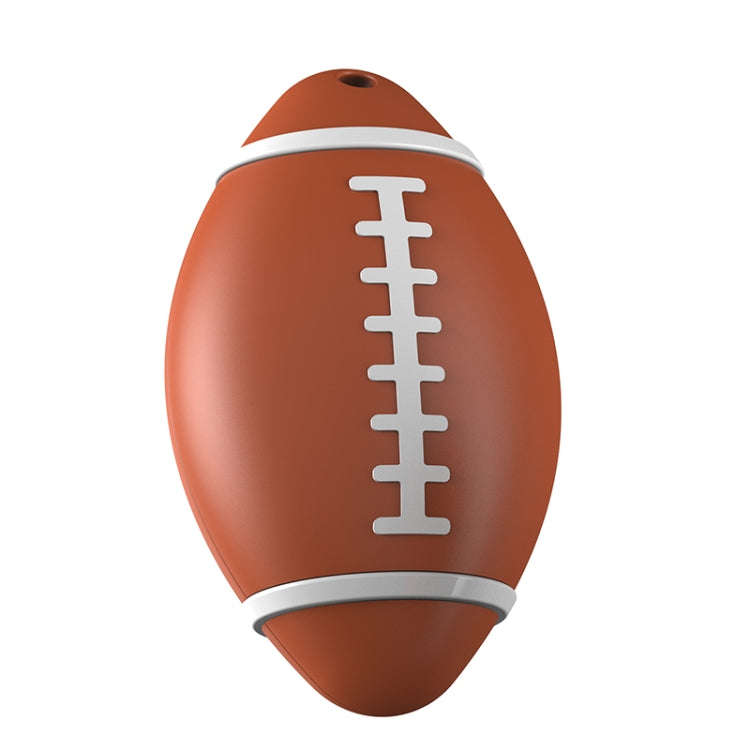 F6 Rugby Shape Global Location Tracker Anti-lost Device(Brown)