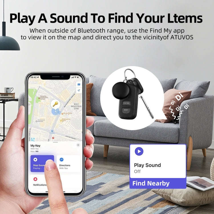 F8 Waterproof Global Location Tracker Anti-lost Device(White)