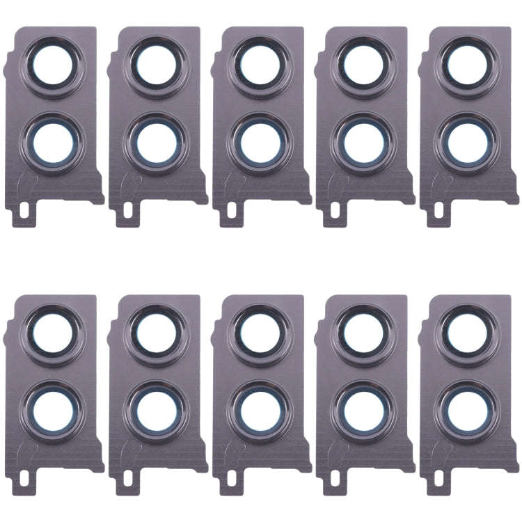 For Samsung Galaxy Z Flip4 SM-F721B 10pcs Rear Camera Lens Cover(Black)