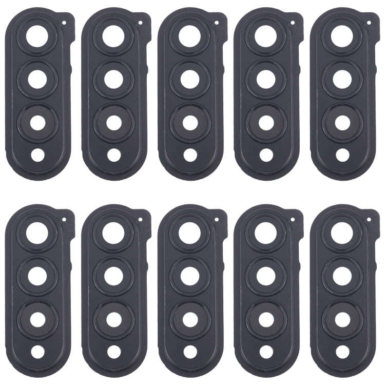 For Samsung Galaxy Z Fold4 SM-F936B 10pcs Rear Camera Lens Cover(Black)