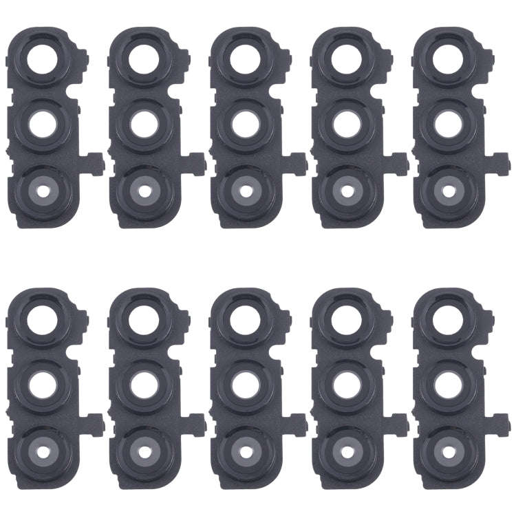For Samsung Galaxy A16 5G SM-A166B 10pcs Rear Camera Lens Cover(Black)