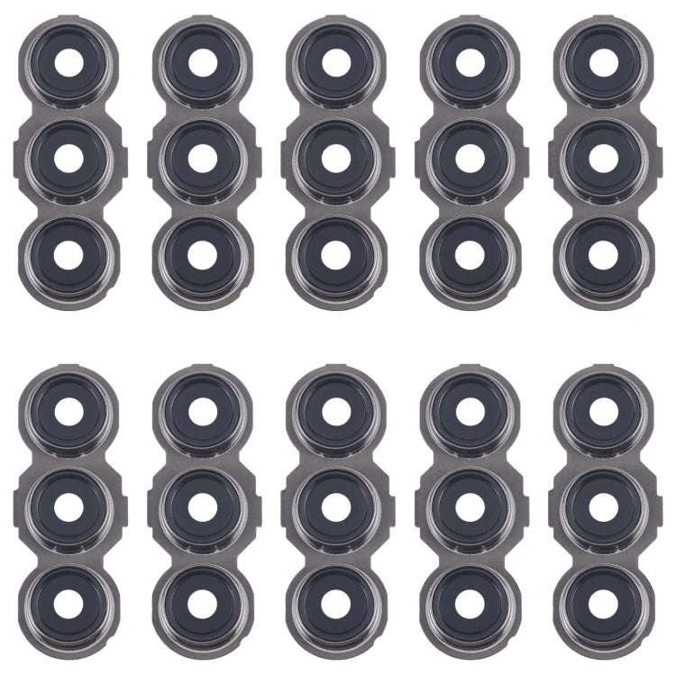 For Samsung Galaxy F55 SM-E556B 10pcs Rear Camera Lens Cover(Black)